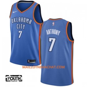 Maillot NBA Oklahoma City Thunder Carmelo Anthony 7 Nike 2017-18 Bleu Swingman - Enfant